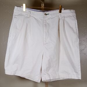 Tommy Hilfiger Vintage Khaki Cream Tan Shorts Size 36 100% Cotton